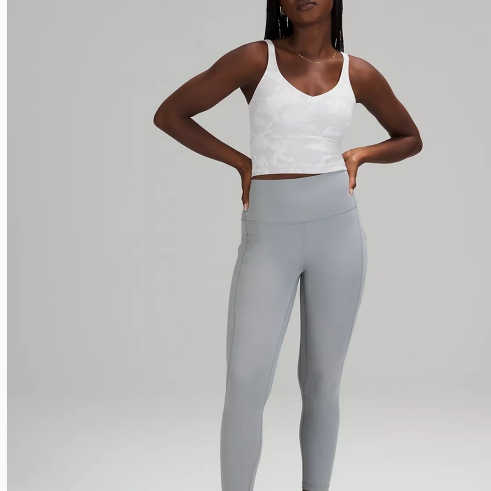 LIKE NEW!! Lululemon Align Tank. Light camo. Worn once or twice.